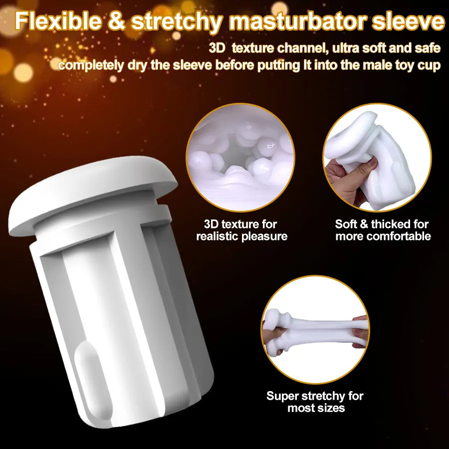 Blown Away Vibrating Male Suction Masturbator